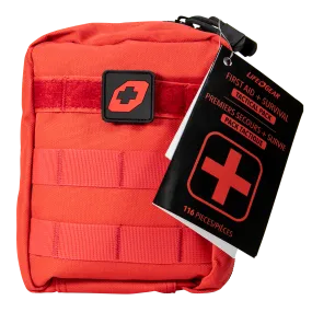 116 Piece First Aid and Survival Tactical Pack