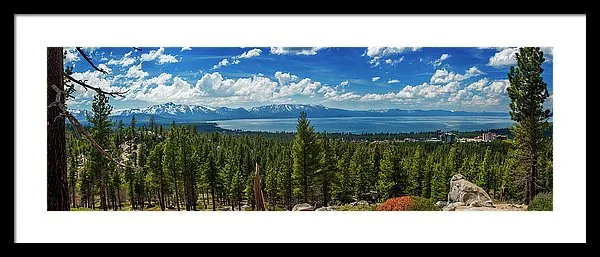 A Heavenly View By Brad Scott - Framed Print
