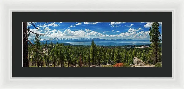 A Heavenly View By Brad Scott - Framed Print