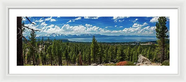 A Heavenly View By Brad Scott - Framed Print