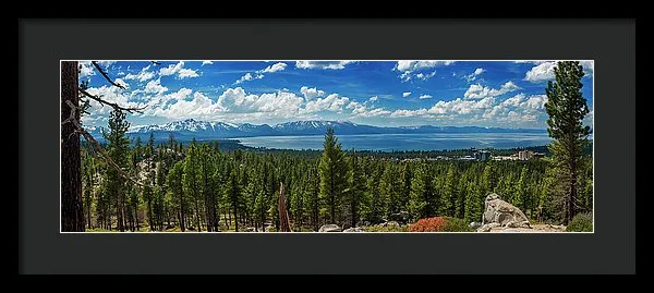 A Heavenly View By Brad Scott - Framed Print