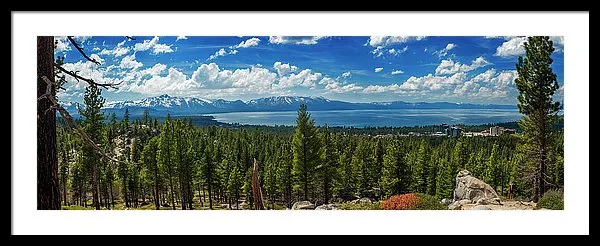 A Heavenly View By Brad Scott - Framed Print