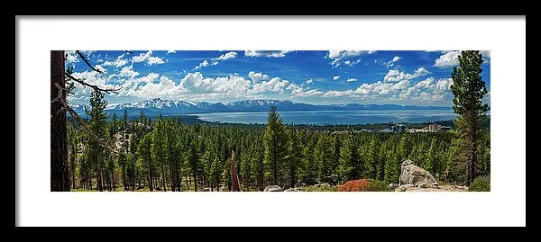 A Heavenly View By Brad Scott - Framed Print