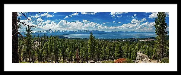 A Heavenly View By Brad Scott - Framed Print