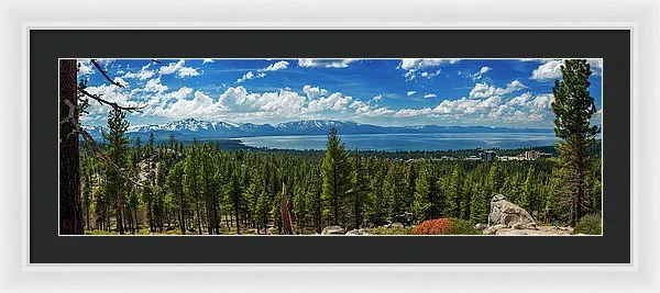 A Heavenly View By Brad Scott - Framed Print