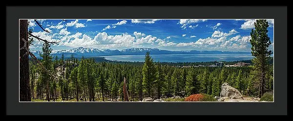 A Heavenly View By Brad Scott - Framed Print