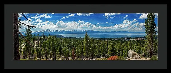 A Heavenly View By Brad Scott - Framed Print