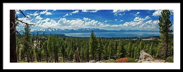 A Heavenly View By Brad Scott - Framed Print