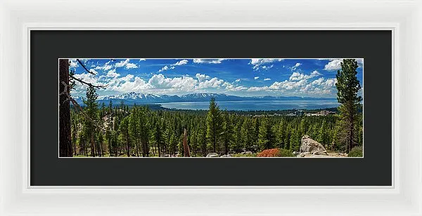 A Heavenly View By Brad Scott - Framed Print