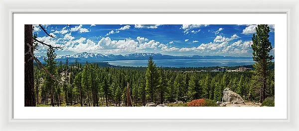 A Heavenly View By Brad Scott - Framed Print