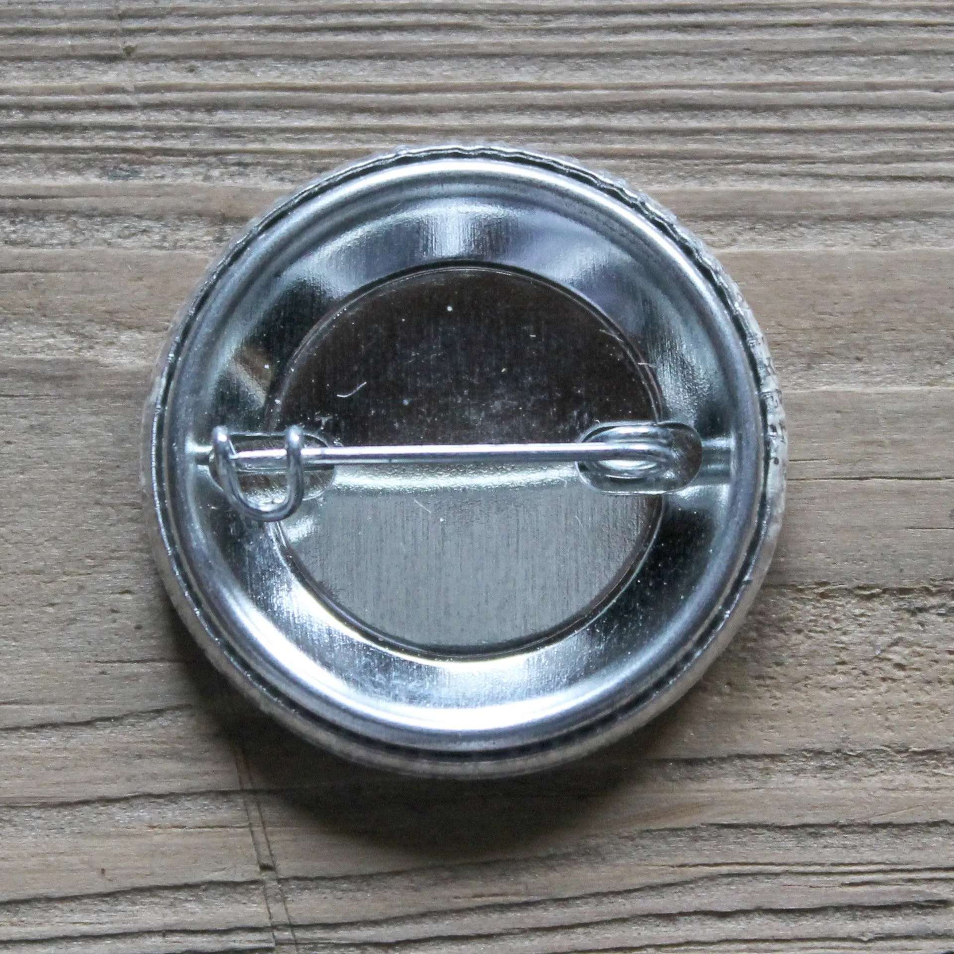 Bearded Hipster Superman with Laser Eyes pinback button