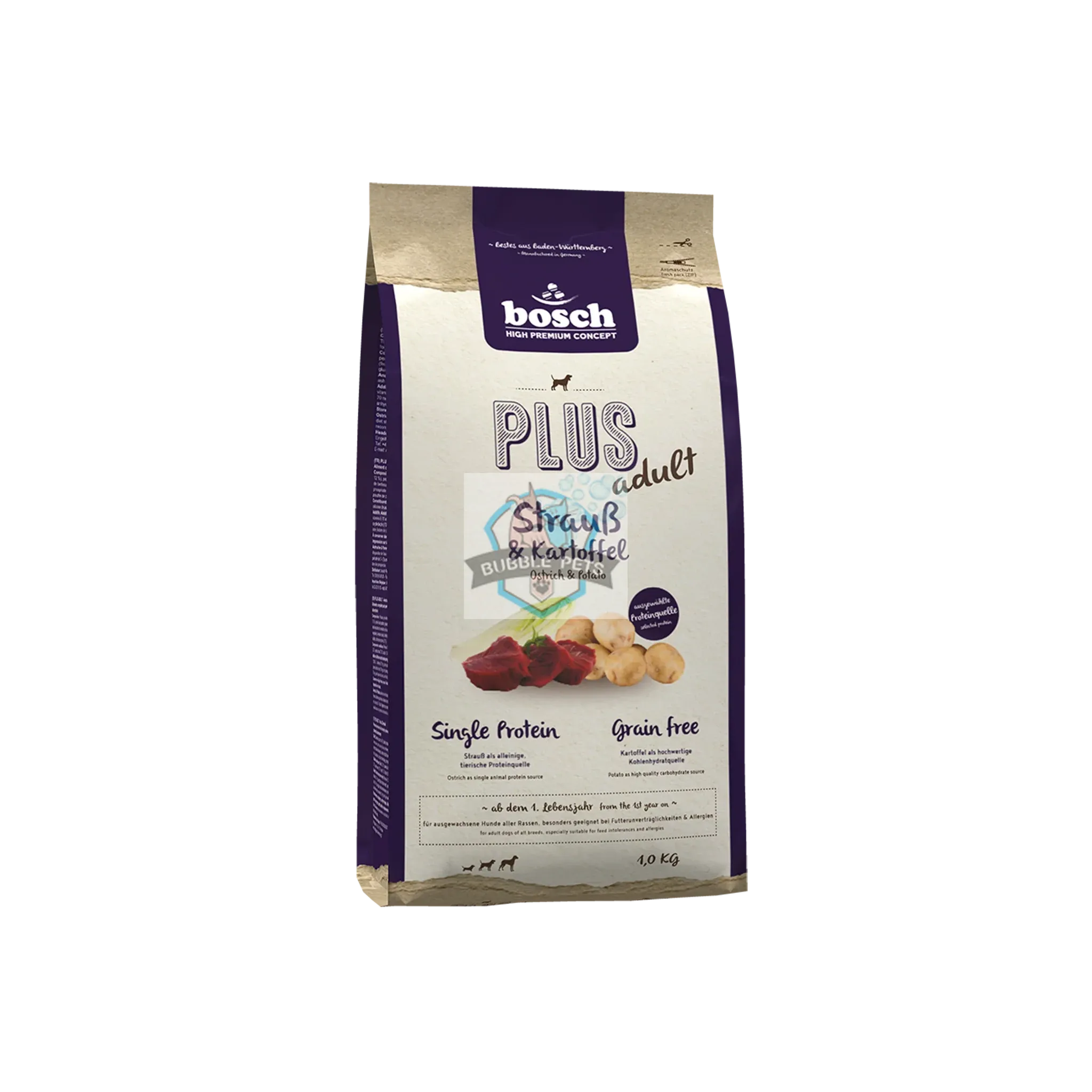 Bosch High Premium Plus Adult Ostrich & Potato Grain Free Dog Food
