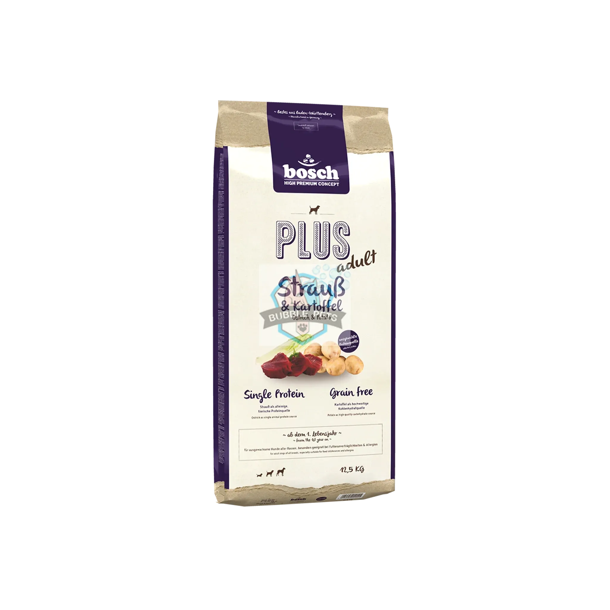 Bosch High Premium Plus Adult Ostrich & Potato Grain Free Dog Food