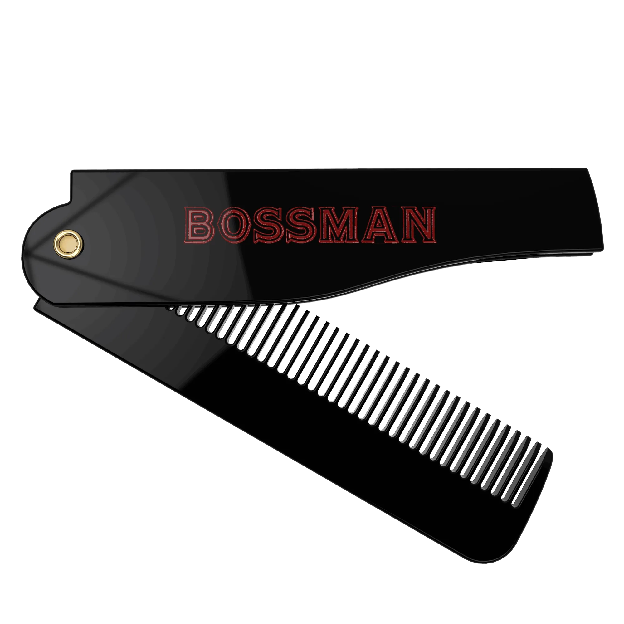 Bossman Set of 3 Acetate Beard, Mustache, Hair Combs