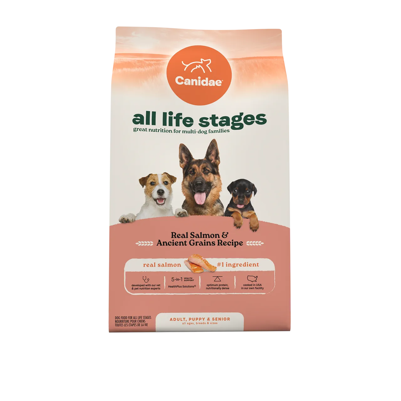 Canidae All Life Stages Salmon & Ancient Grains Dry Dog Food, 27-lb Bag