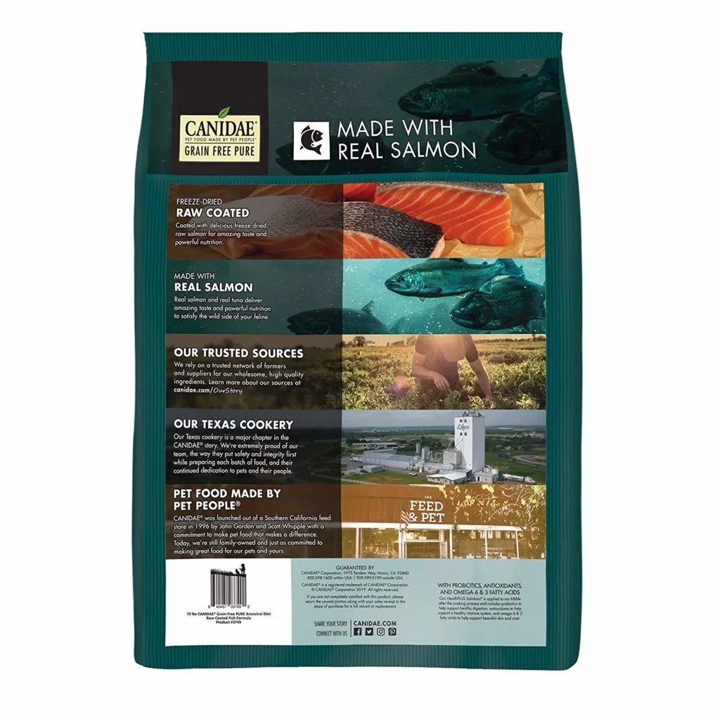 Canidae Pure Ancestral Diet Grain Free, High Protein, Dry Cat Food with Salmon
