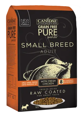 Canidae PURE Petite Small Breed Chicken Recipe Raw Coated Dry Dog Food