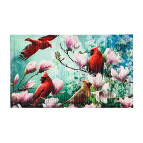 Cardinal Family Embossed Floor Mat