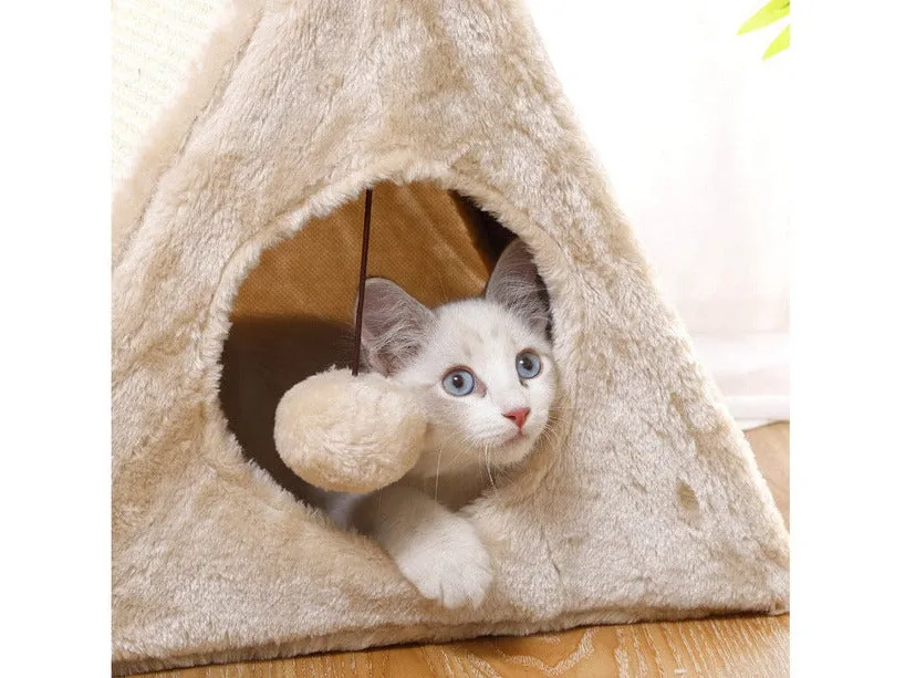 Cat Scratching White 46*24*39Cm
