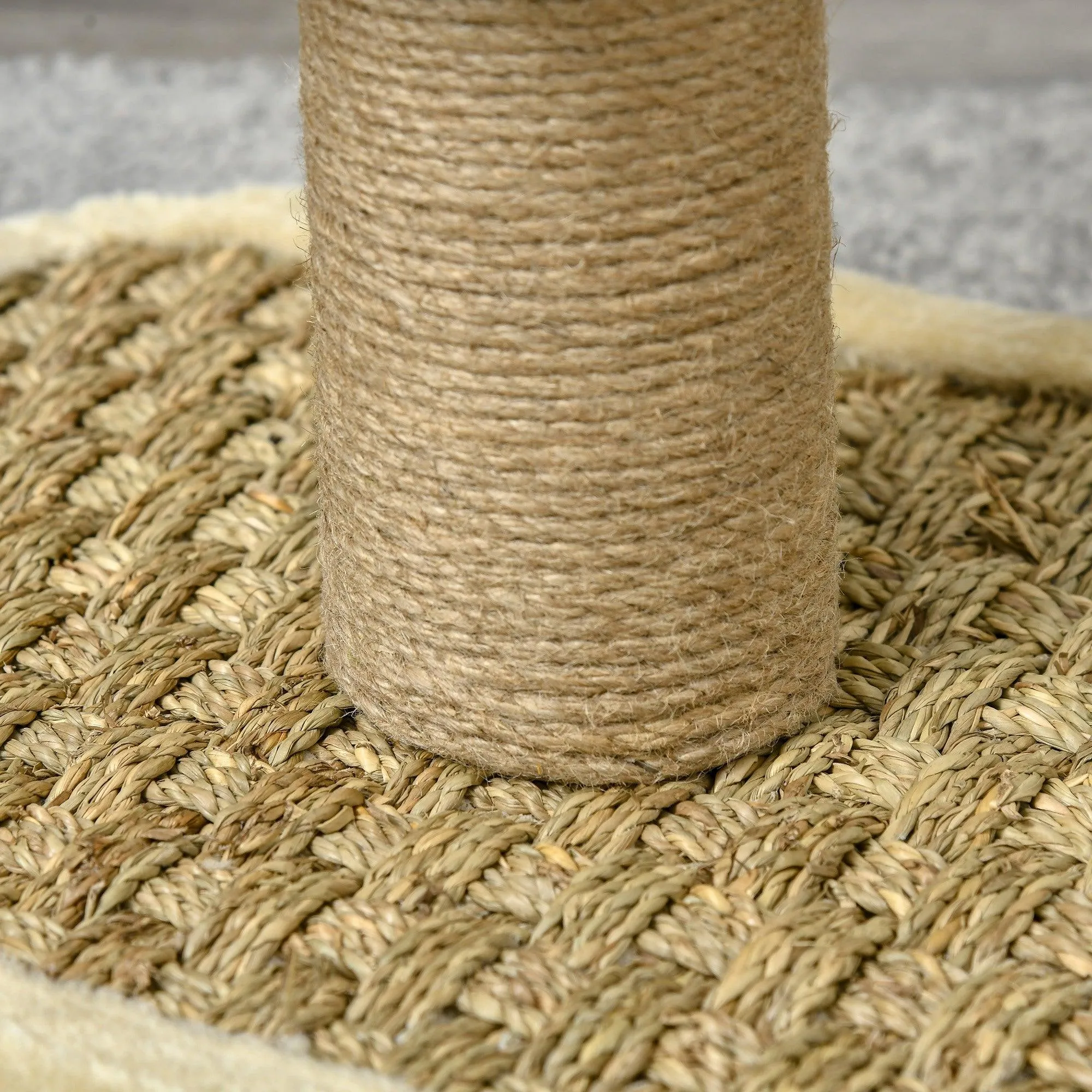Cat Tower with Tunnel & Ball Toy - Beige