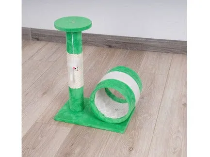 Cat Tree & Scratching Green Beige 32*20*43