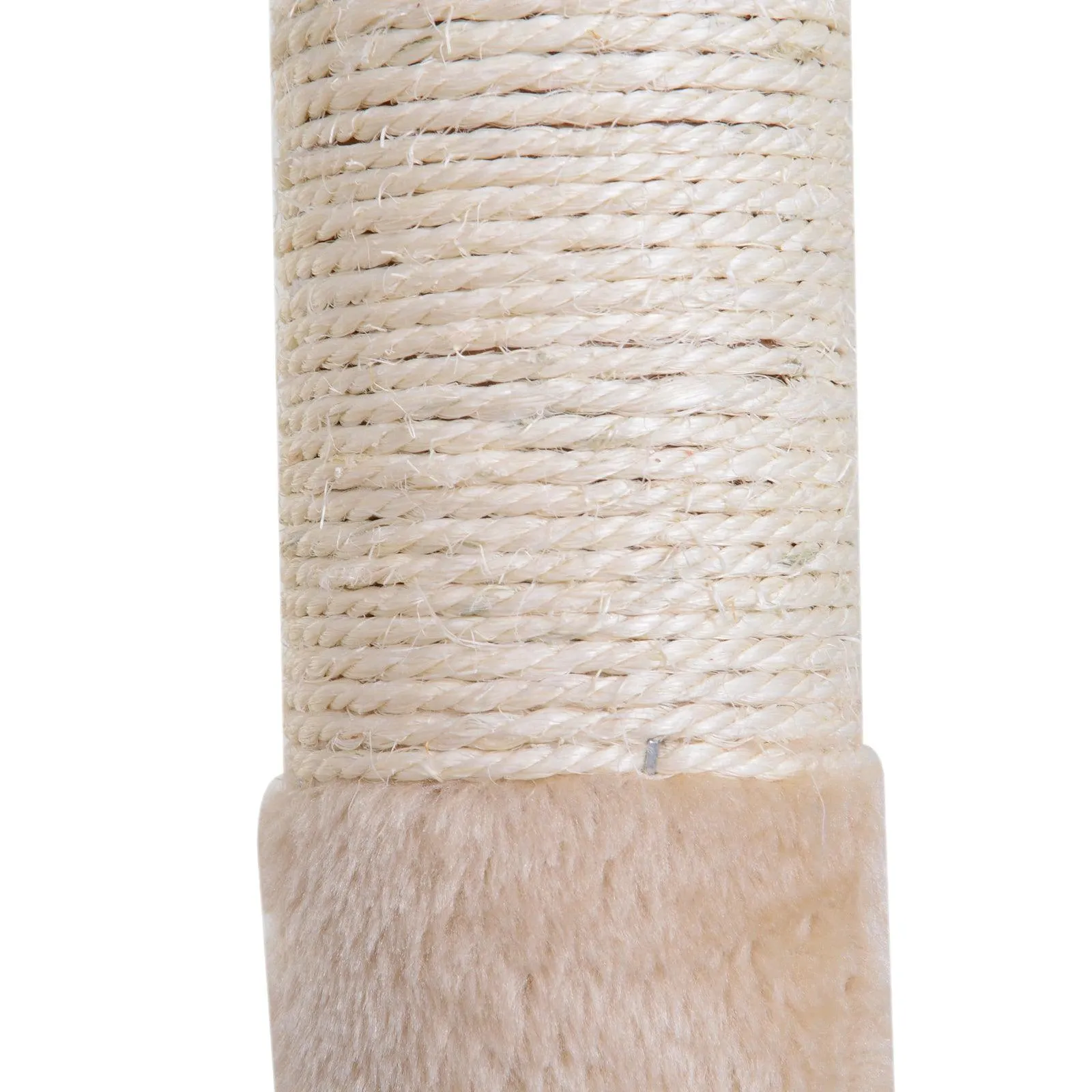 Cat Tree Hammock Bed w/ Scratching Post, 70cm - Beige