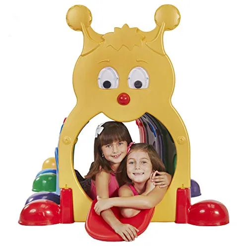 ECR4Kids ELR-035 GUS Climb-N-Crawl Caterpillar Tunnel, Indoor and Outdoor Fun Kids’ Play Structure, Expandable with Other Sets, Certified and Safe, Ready to Assemble, 7 Feet Long