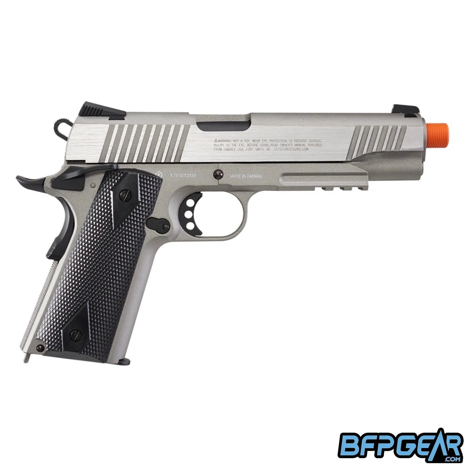 Elite Force 1911 Tac Airsoft Pistol - Stainless
