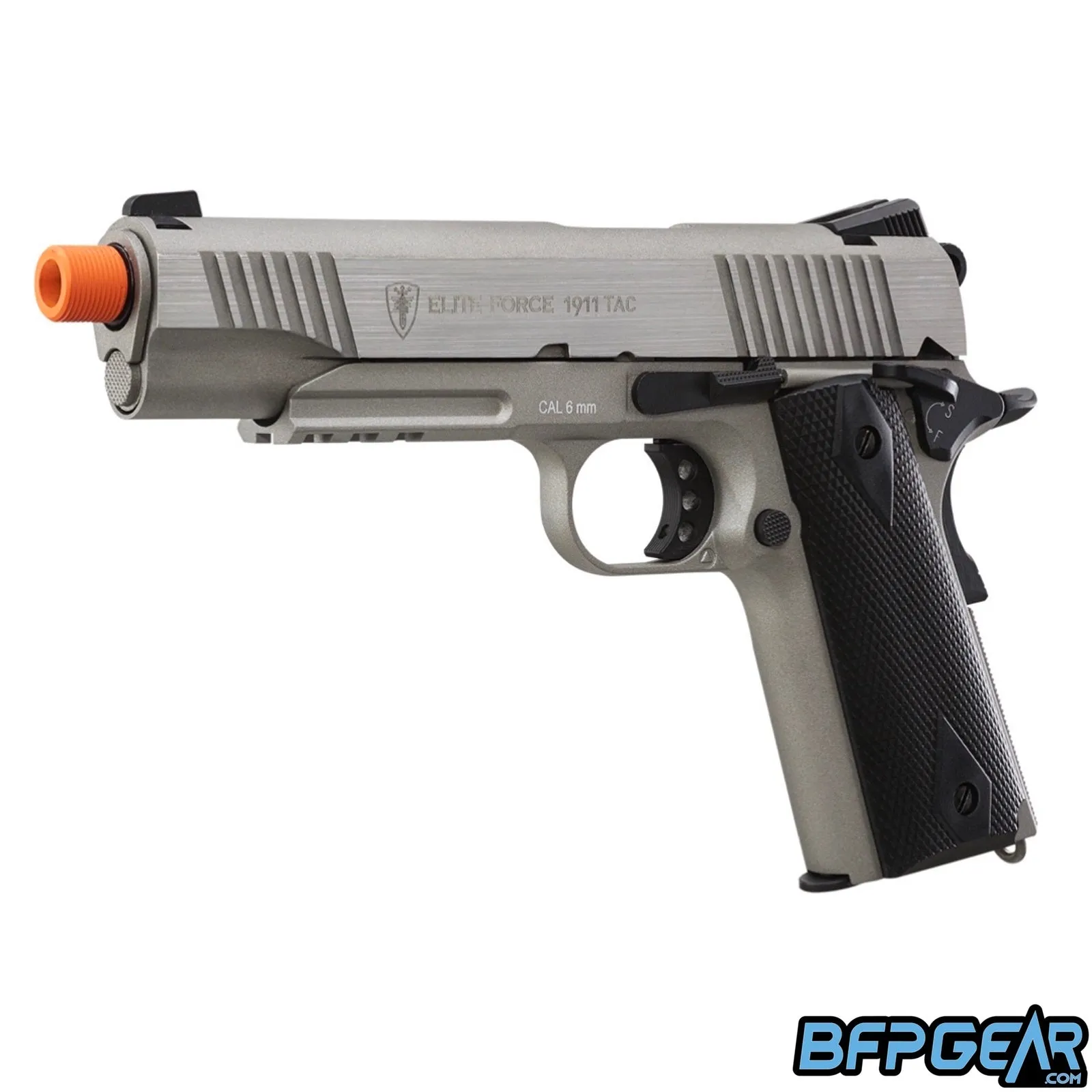 Elite Force 1911 Tac Airsoft Pistol - Stainless