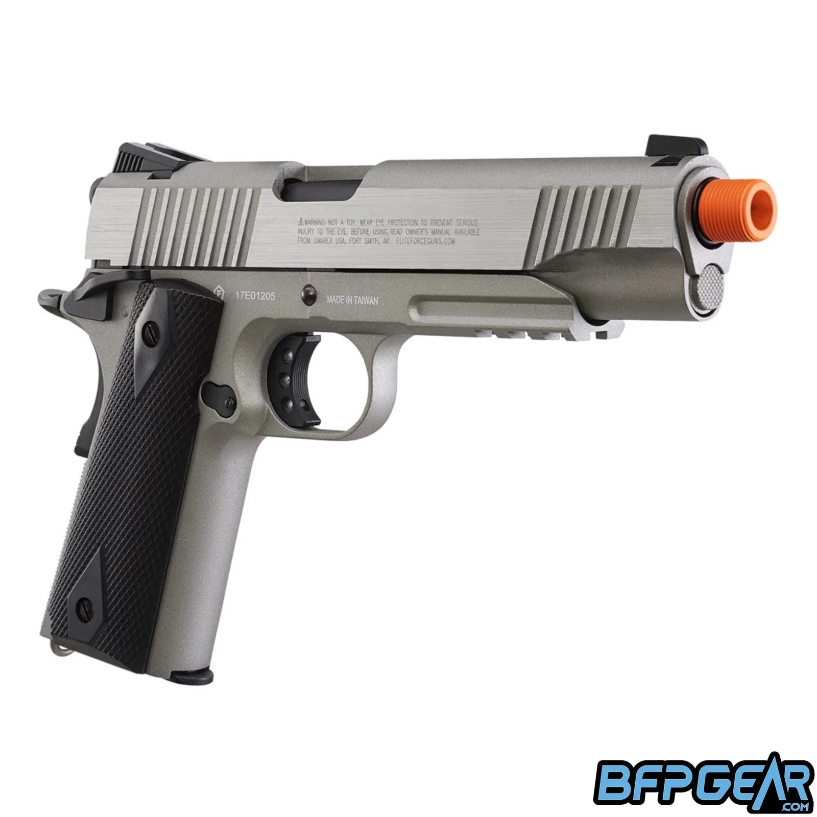 Elite Force 1911 Tac Airsoft Pistol - Stainless