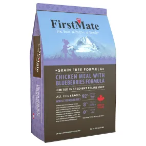 First Mate Grain-Free Chicken & Blueberries Formula Dry Cat Food 3.9lb