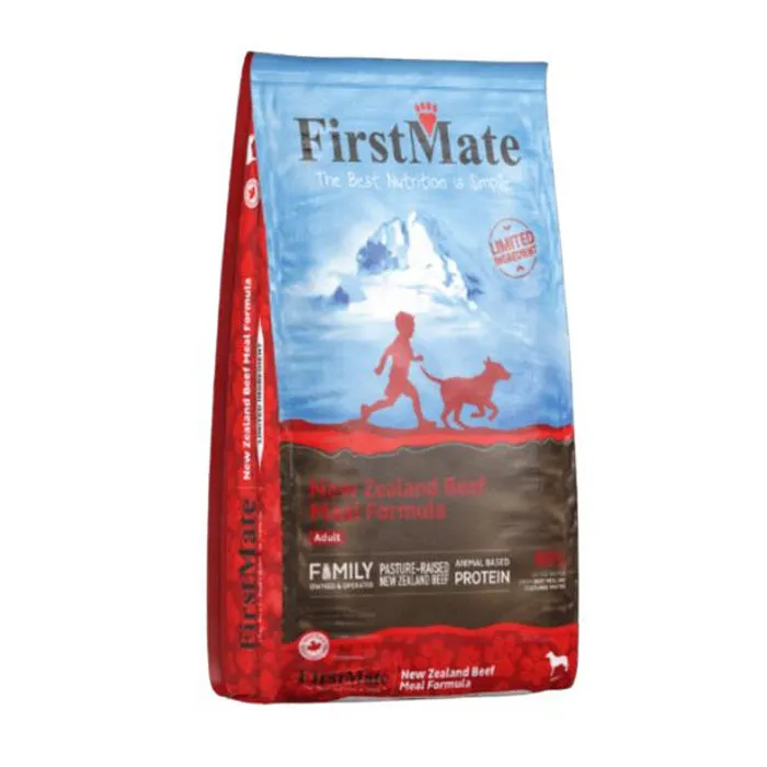 First Mate Grain Free Limited Ingredient New Zealand Beef Dog Food 25lb