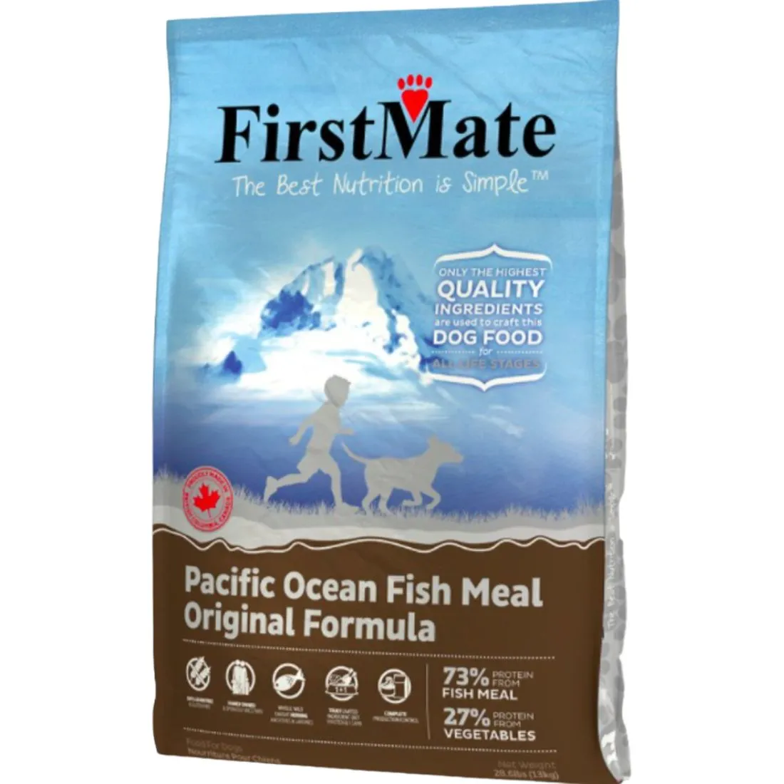 First Mate Limited Ingredient Pacific Ocean Fish Meal Dry Dog Food 25lb