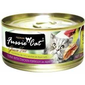 Fussie Cat Tuna With Chicken Formula In Aspic Cat Food 5.5oz
