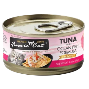 Fussie Cat Tuna with Ocean Fish Formula in Gravy Cat Food (2.82 oz)