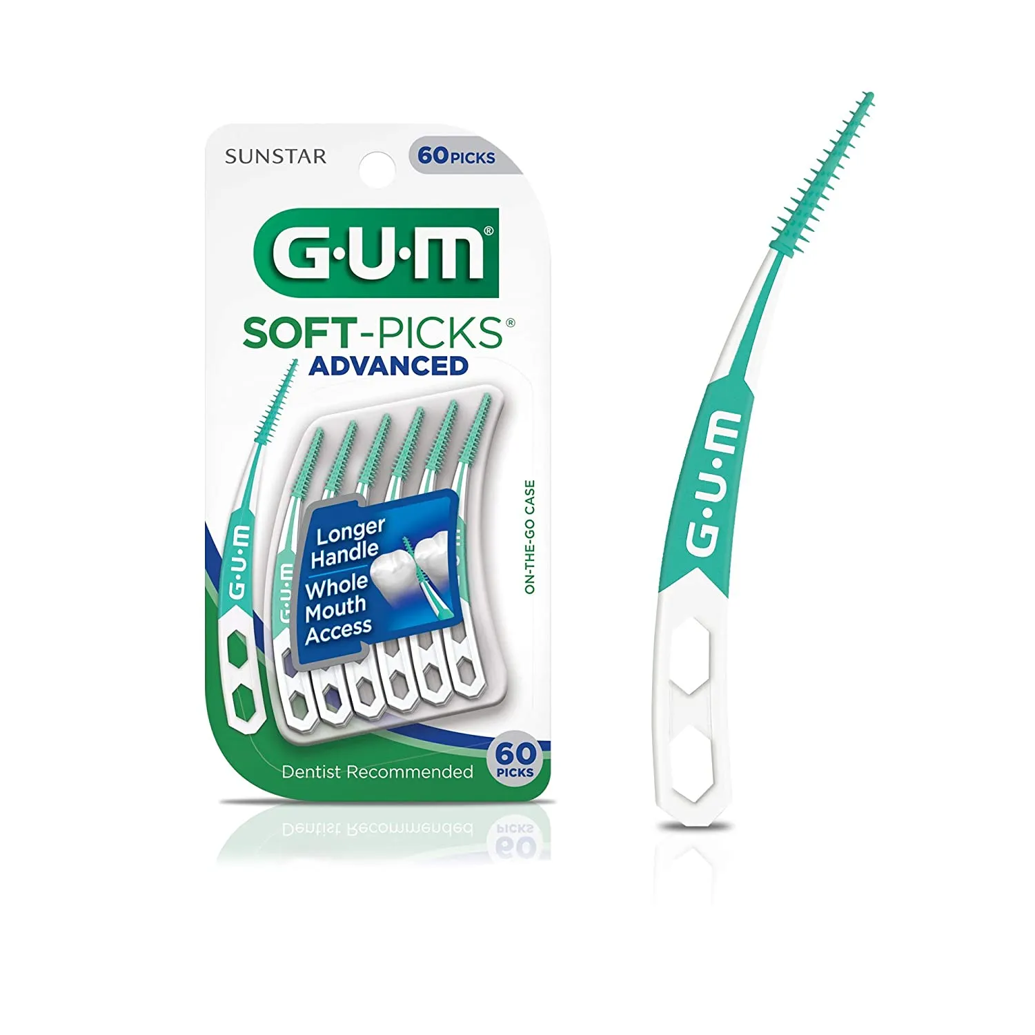 GUM Soft-Picks Advanced Dental Picks. 60 Count