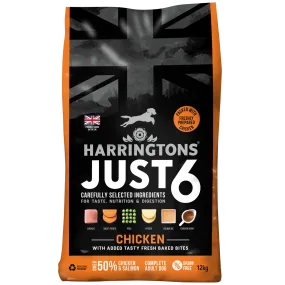 Harringtons Adult Dog Just 6 Chicken & Vegetables