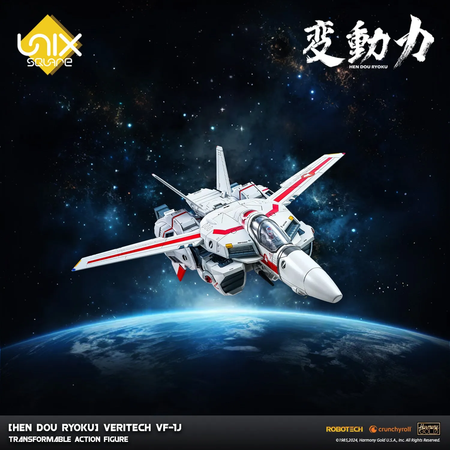 [Hen Dou Ryoku] Robotech Veritech VF-1J Transformable Action Figure