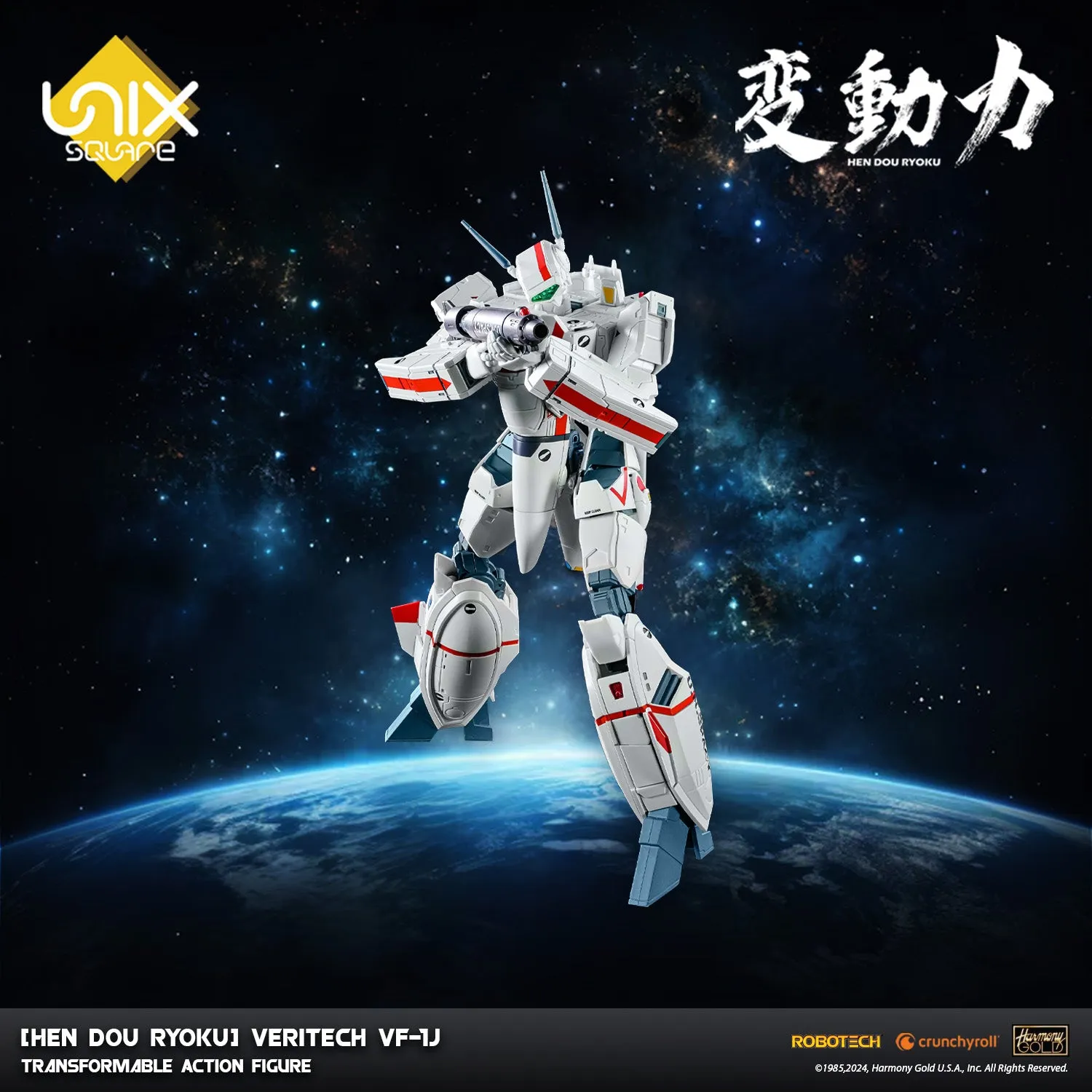 [Hen Dou Ryoku] Robotech Veritech VF-1J Transformable Action Figure