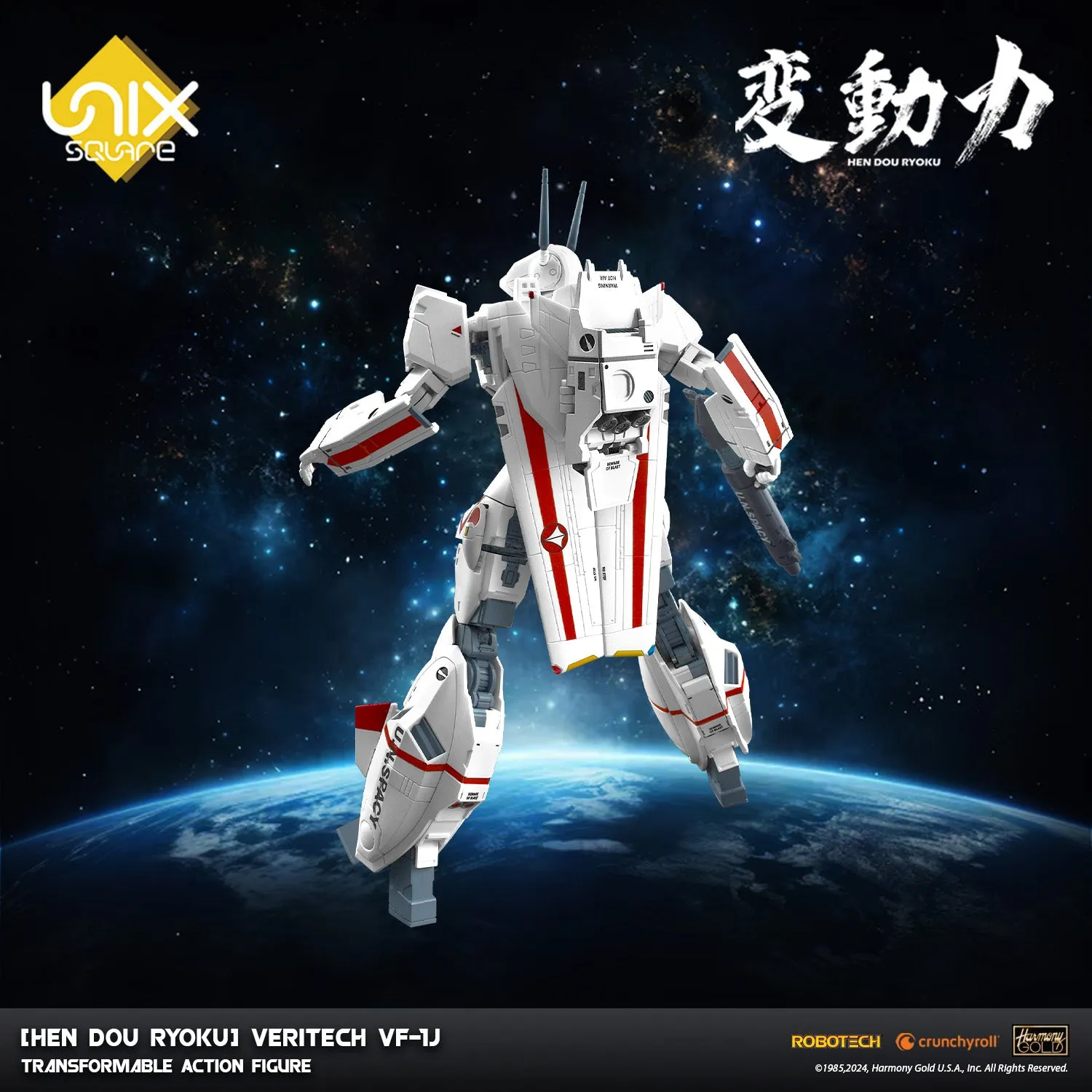 [Hen Dou Ryoku] Robotech Veritech VF-1J Transformable Action Figure