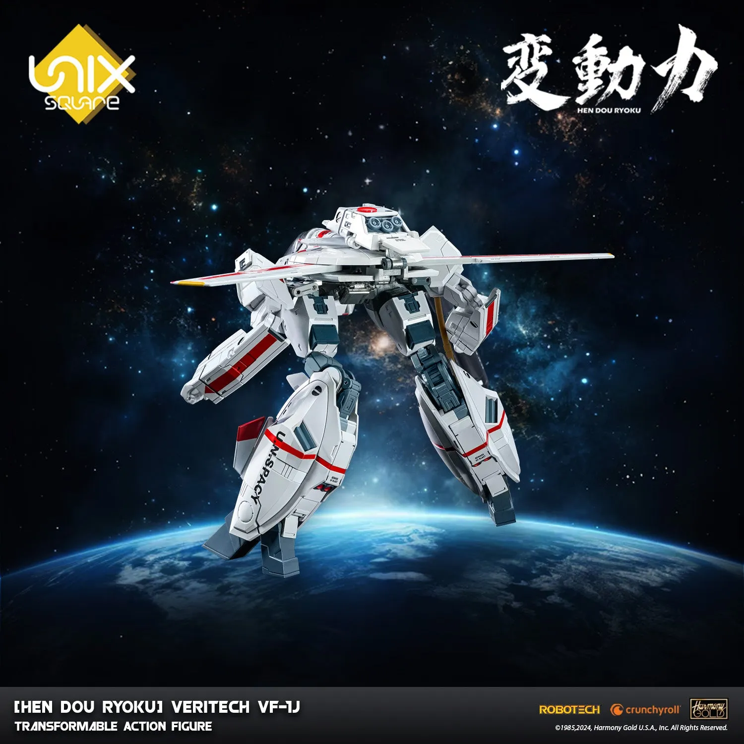 [Hen Dou Ryoku] Robotech Veritech VF-1J Transformable Action Figure