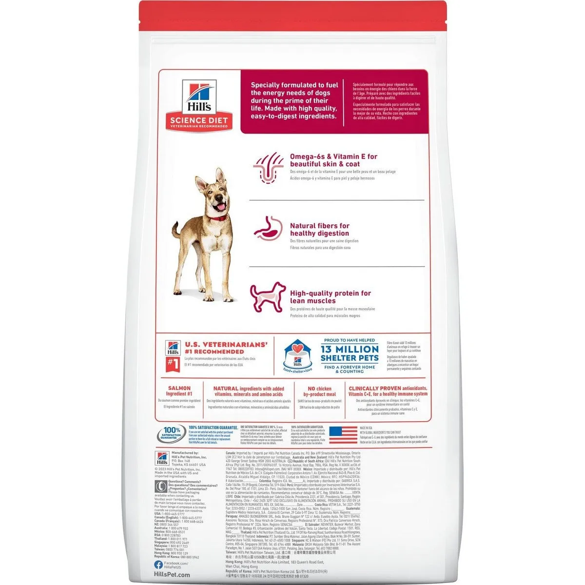 Hill's Science Diet Adult Salmon & Brown Rice Dry Dog Food 4.5lb