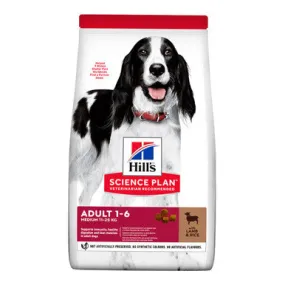 Hill's Science Plan Medium Adult 1-6 Dry Dog Food - Lamb & Rice