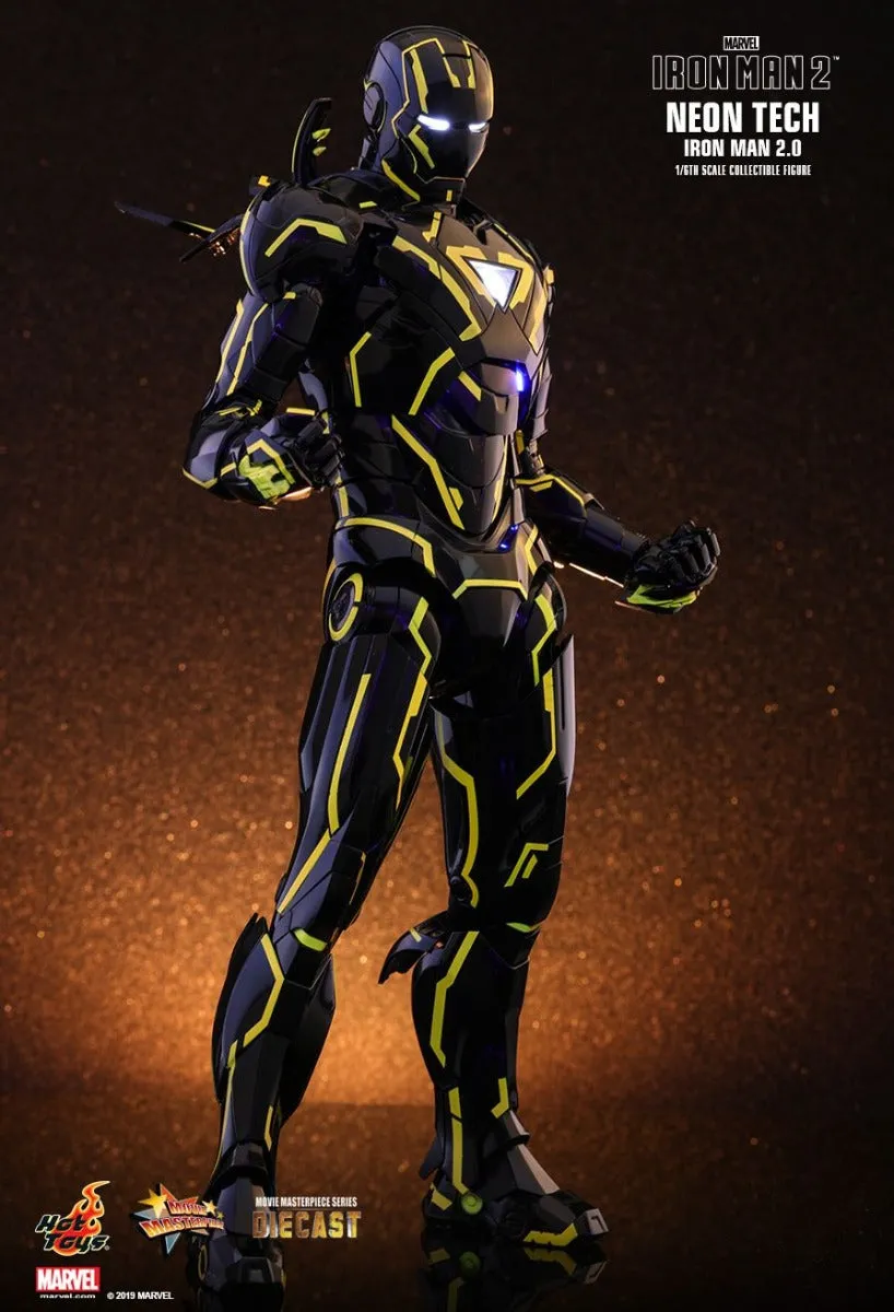 HOT TOYS MARVEL IRON MAN 2 NEON TECH IRON MAN 2.0 1/6 MMS523D29