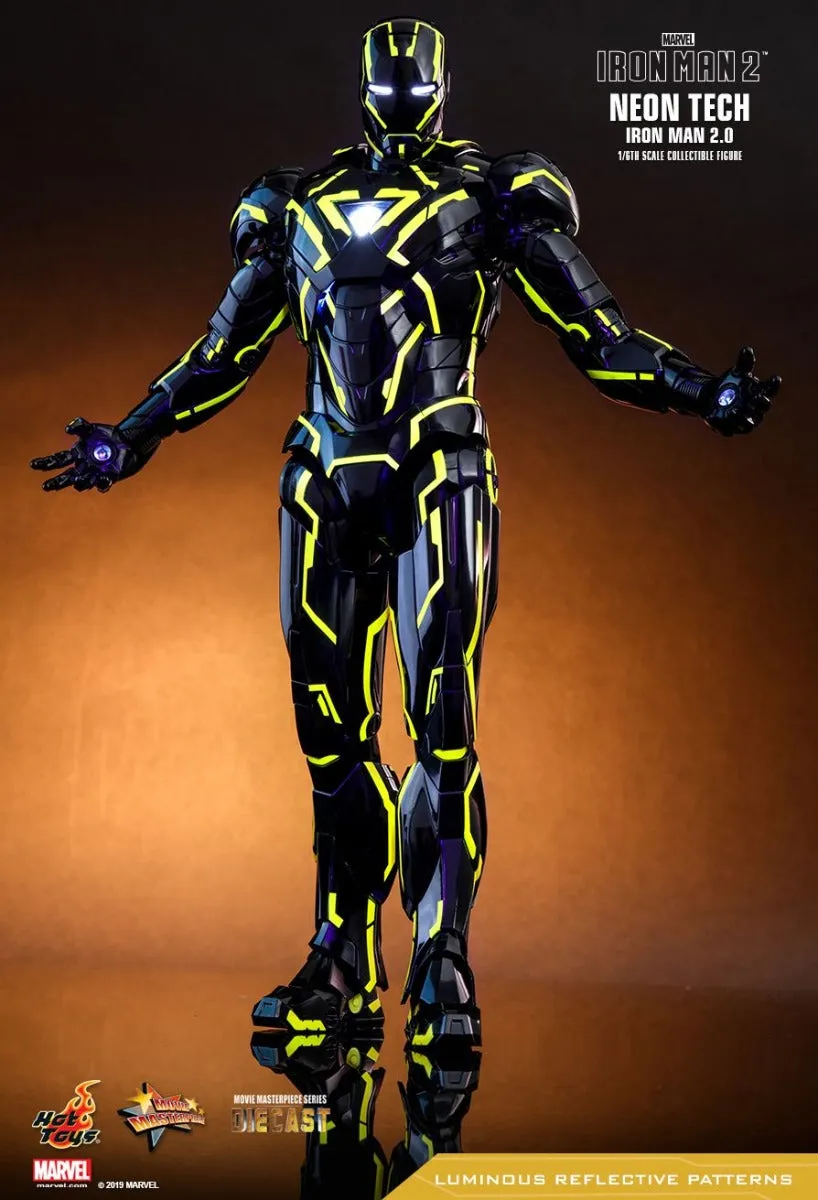 HOT TOYS MARVEL IRON MAN 2 NEON TECH IRON MAN 2.0 1/6 MMS523D29