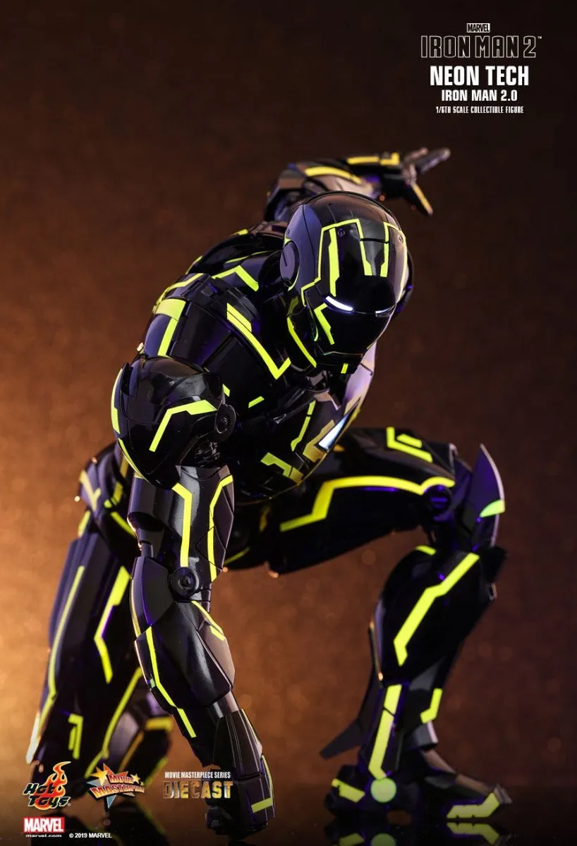 HOT TOYS MARVEL IRON MAN 2 NEON TECH IRON MAN 2.0 1/6 MMS523D29