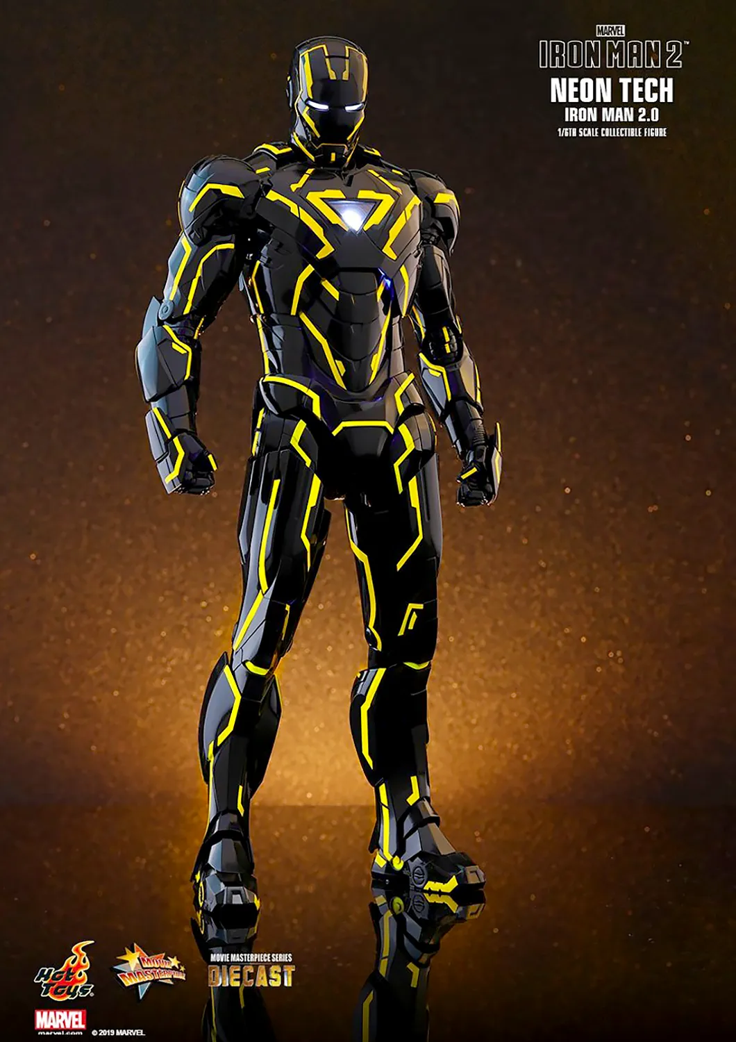 HOT TOYS MARVEL IRON MAN 2 NEON TECH IRON MAN 2.0 1/6 MMS523D29