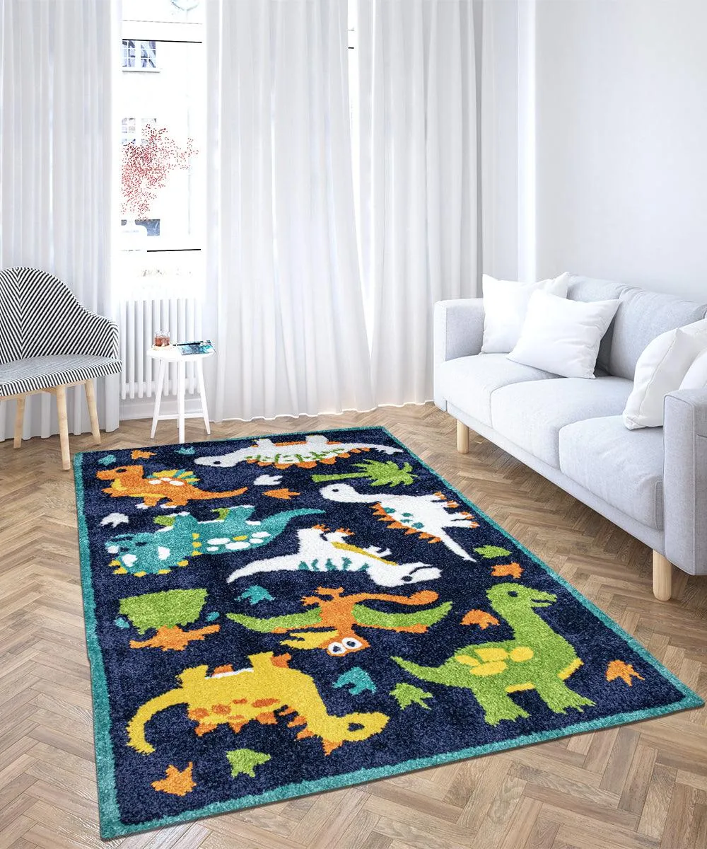 Jungle Animals Design 2500 GSM Kids Room Rug (100 x 150 cm)