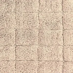 Knightsbridge Summer Tile 220 GSF Non Skid Back Bath Rug 21 x 34 - Natural