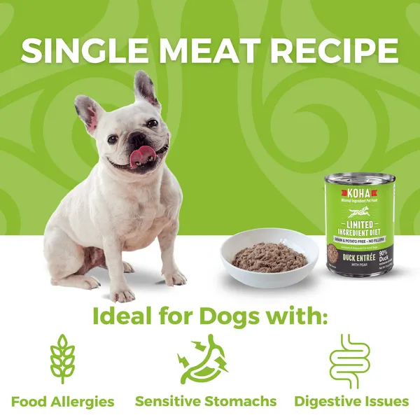 KOHA LID Duck Entrée Canned Dog Food
